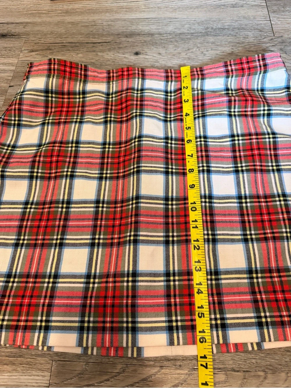 J Crew Natasha Skirt Stewart Tartan Plaid 14 Christmas Holiday Fall Autumn